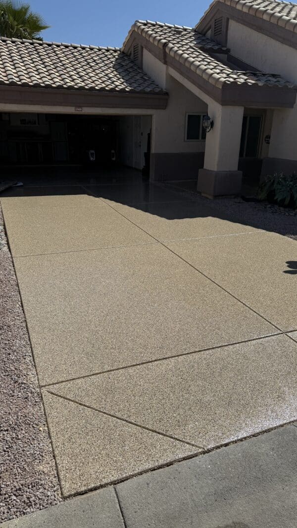 Surprise AZ epoxy driveway