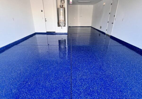 Medium broadcast epoxy coating